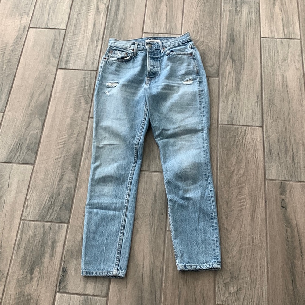 Girlfriend denim jeans